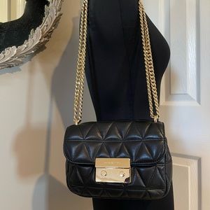 Michael Kors Quilted Shoulder/Crossbody Leather Handbag